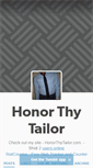 Mobile Screenshot of honorthytailor.com